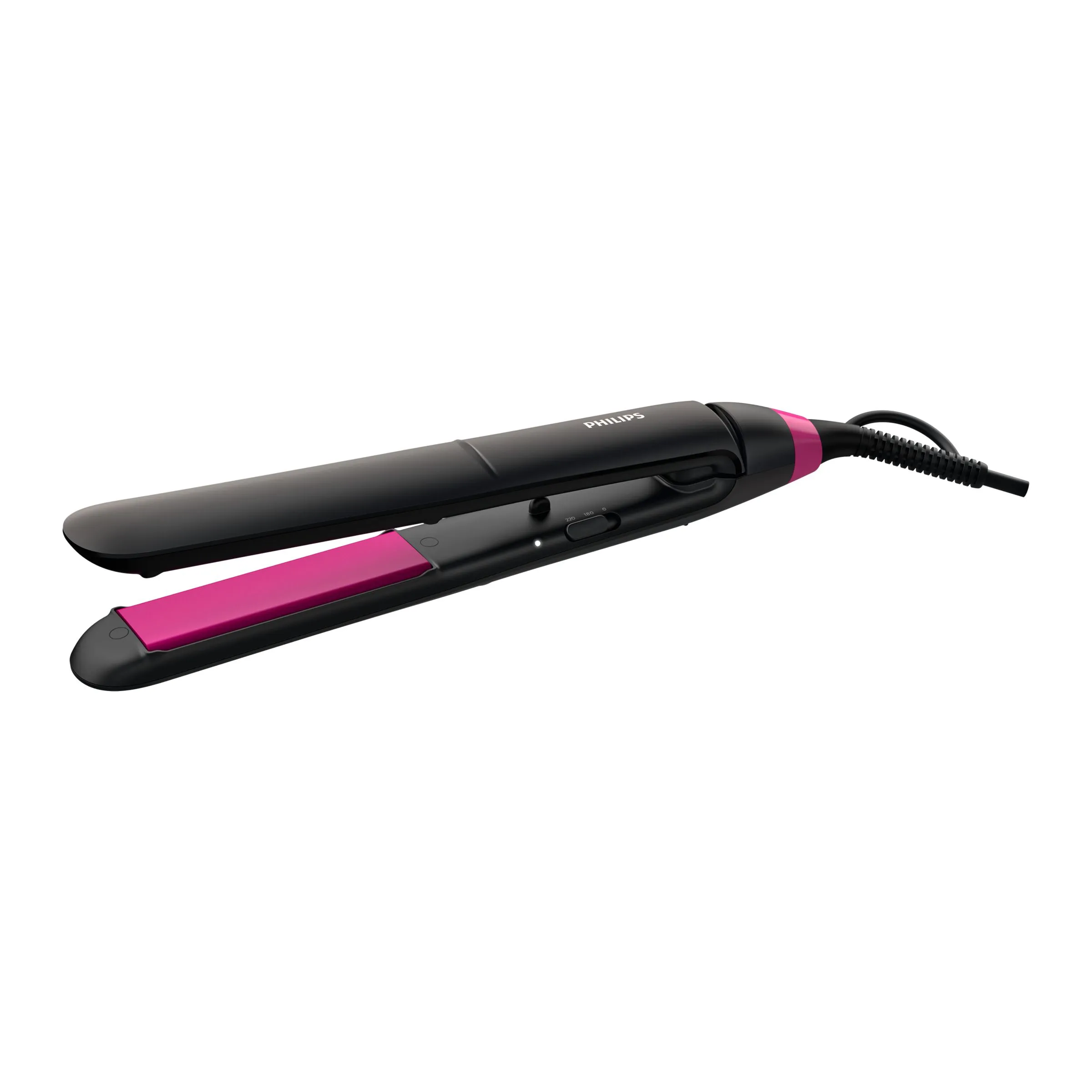 Philips StraightCare Essential ThermoProtect BHS375/00 platt&aring;ng, svart/rosa