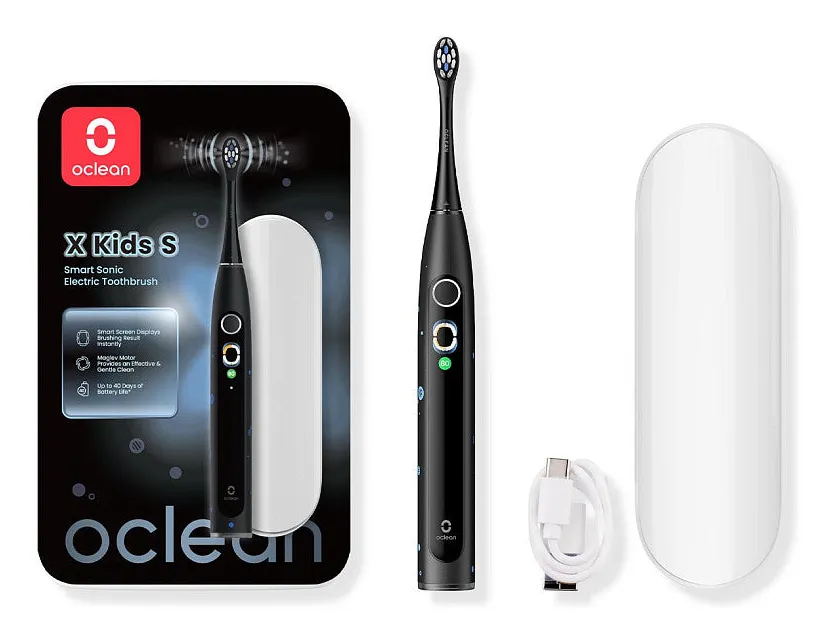 OCLEAN Electric Toothbrush X Kids Set Black