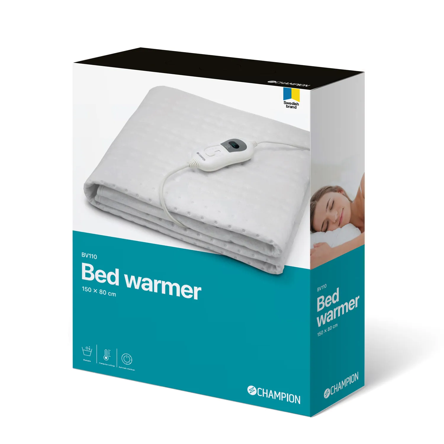 Champion - thermal blanket, white, 150x80 cm