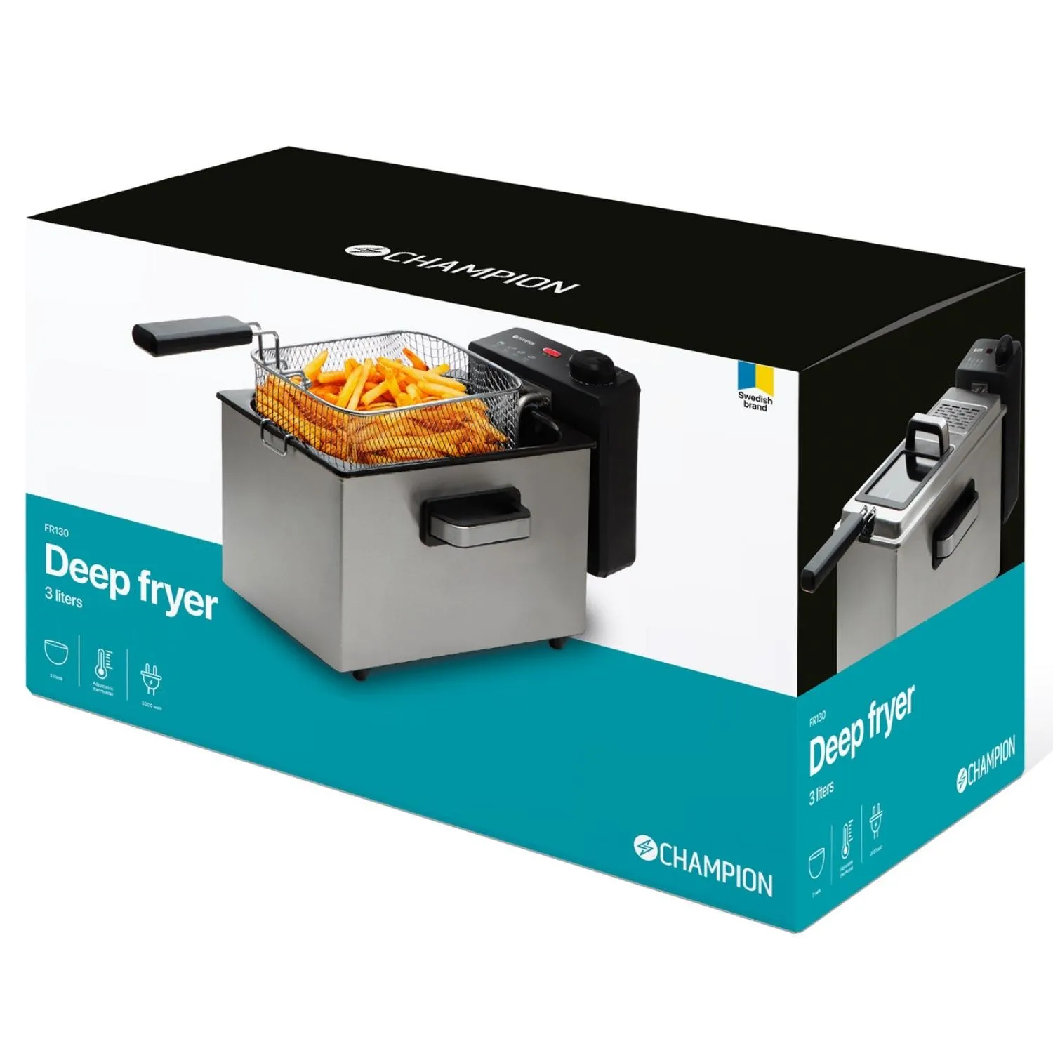 Champion 3,0L, FR130 -friteerauskeitin