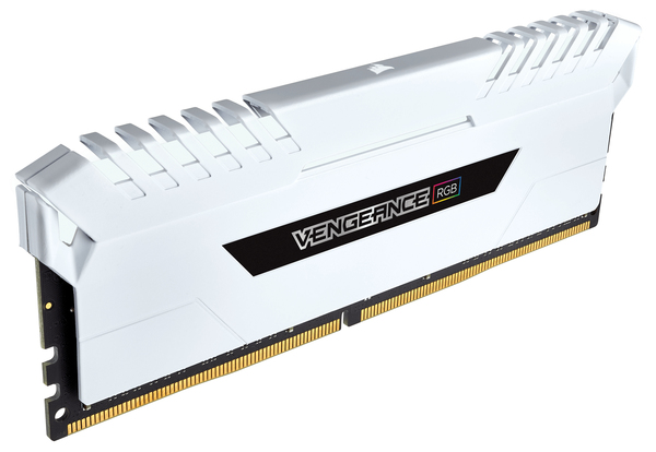 Corsair Vengeance RGB 16GB (2 x 8GB) DDR4 3000 MHz, CL16 - memory, White