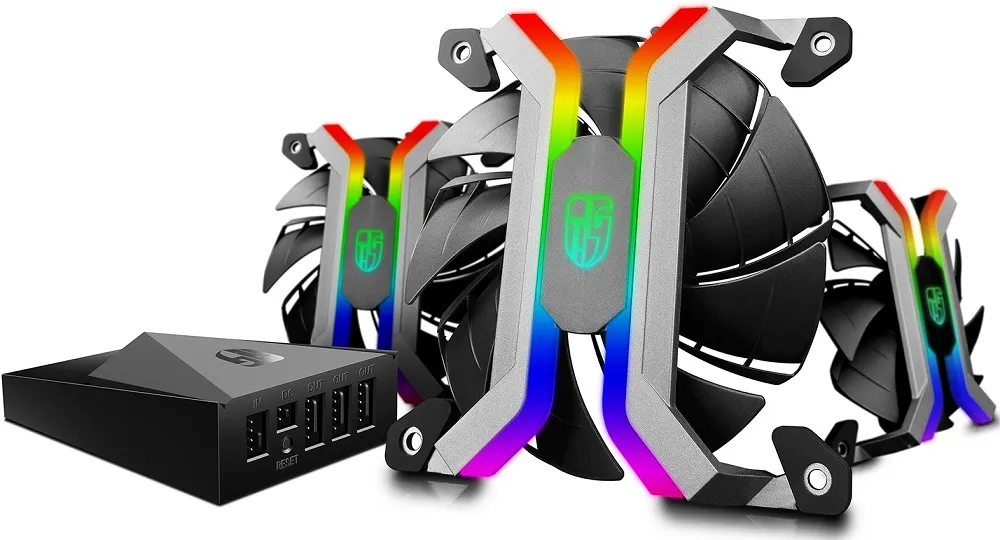Deepcool MF, 120mm, Frameless -case fan, Black