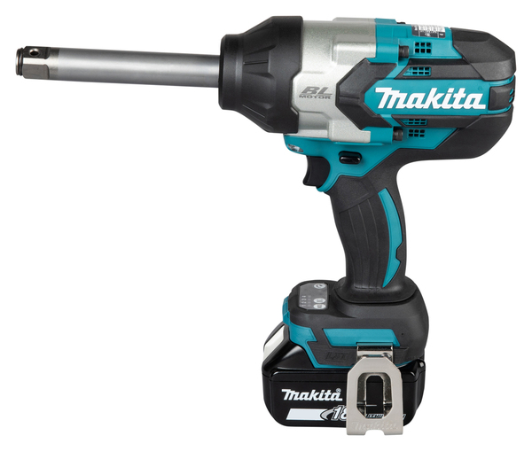 Makita DTW1005Z 18 Volt LXT Harjaton Akkuk&auml;ytt&ouml;inen -iskumutterinv&auml;&auml;nnin, 3/4", Vain Laite