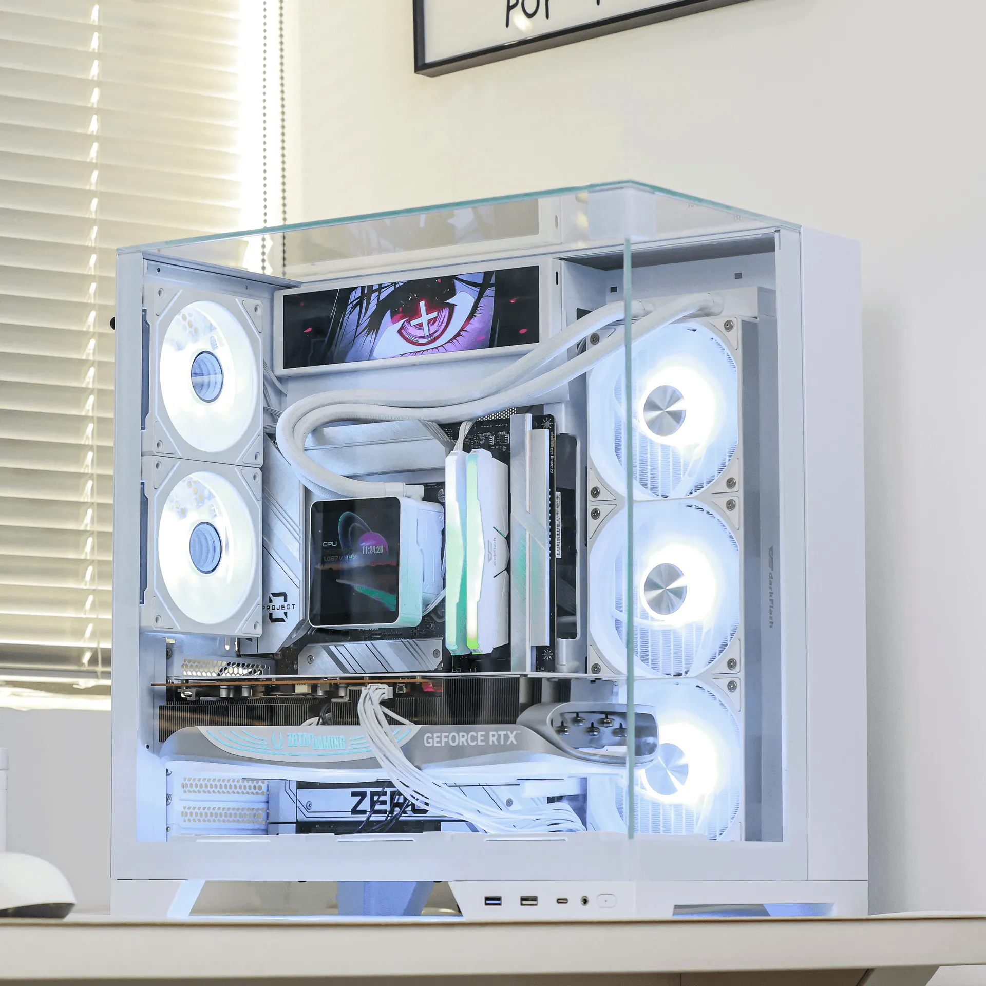 DARKFLASH DV360S MAX 360 mm All-in-One Liquid CPU Cooler, White