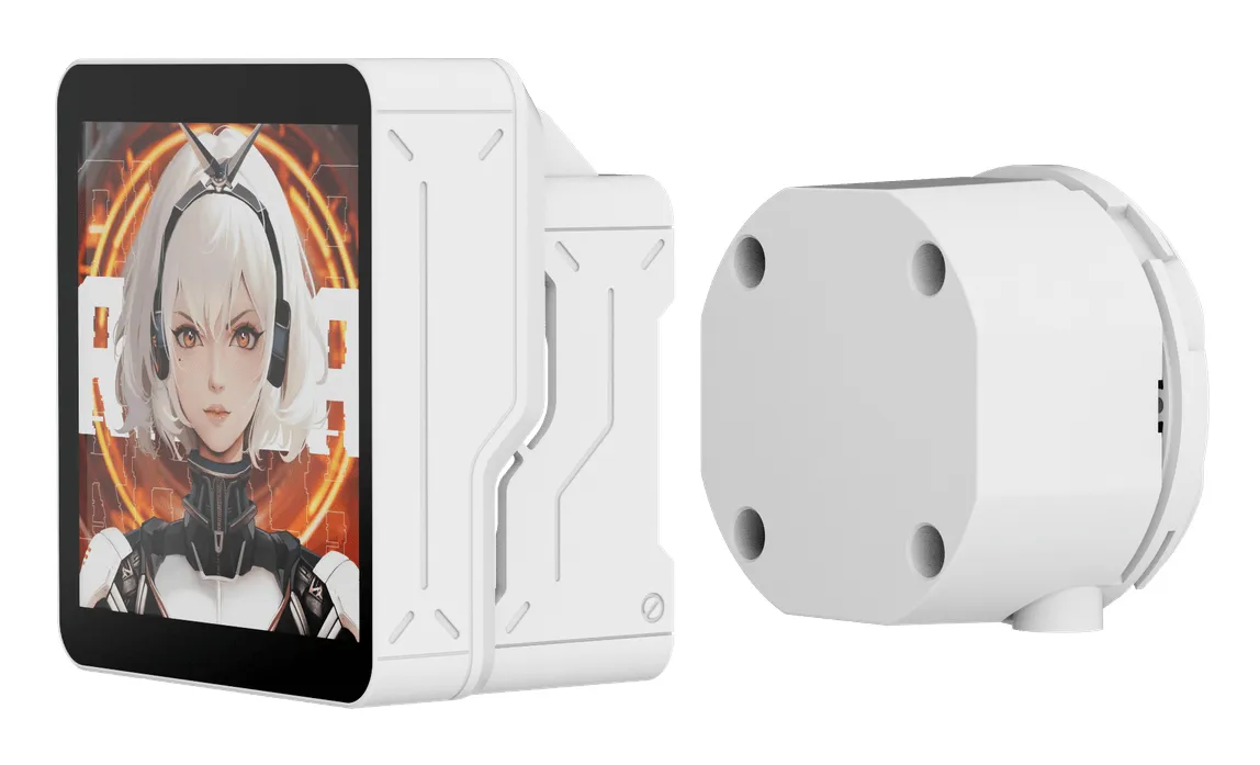 DARKFLASH DV360S MAX 360 mm All-in-One CPU-nestej&auml;&auml;hdytin, valkoinen