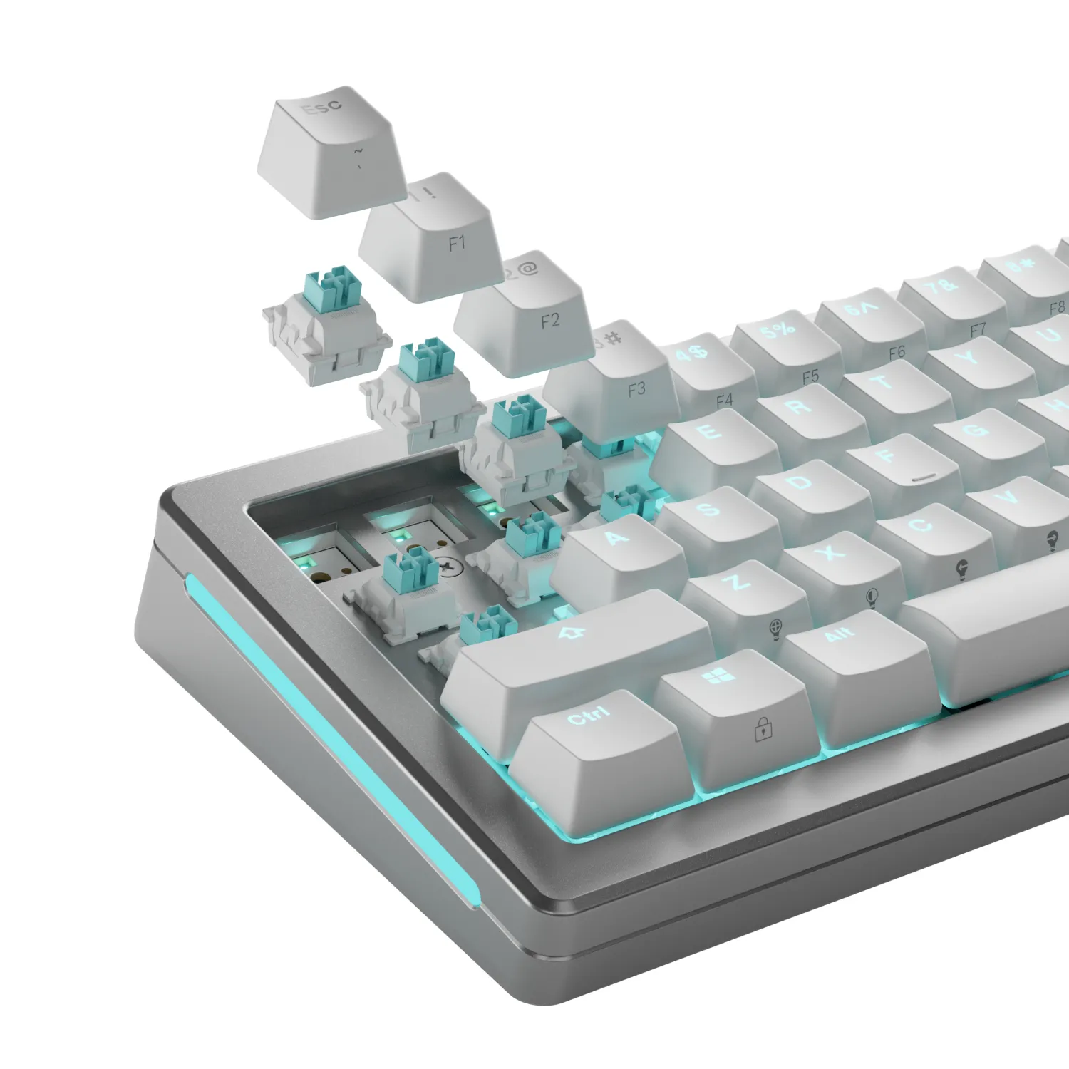 Glorious HE Switches (36pcs) - Lynx - Lubed - [Linear] 40g