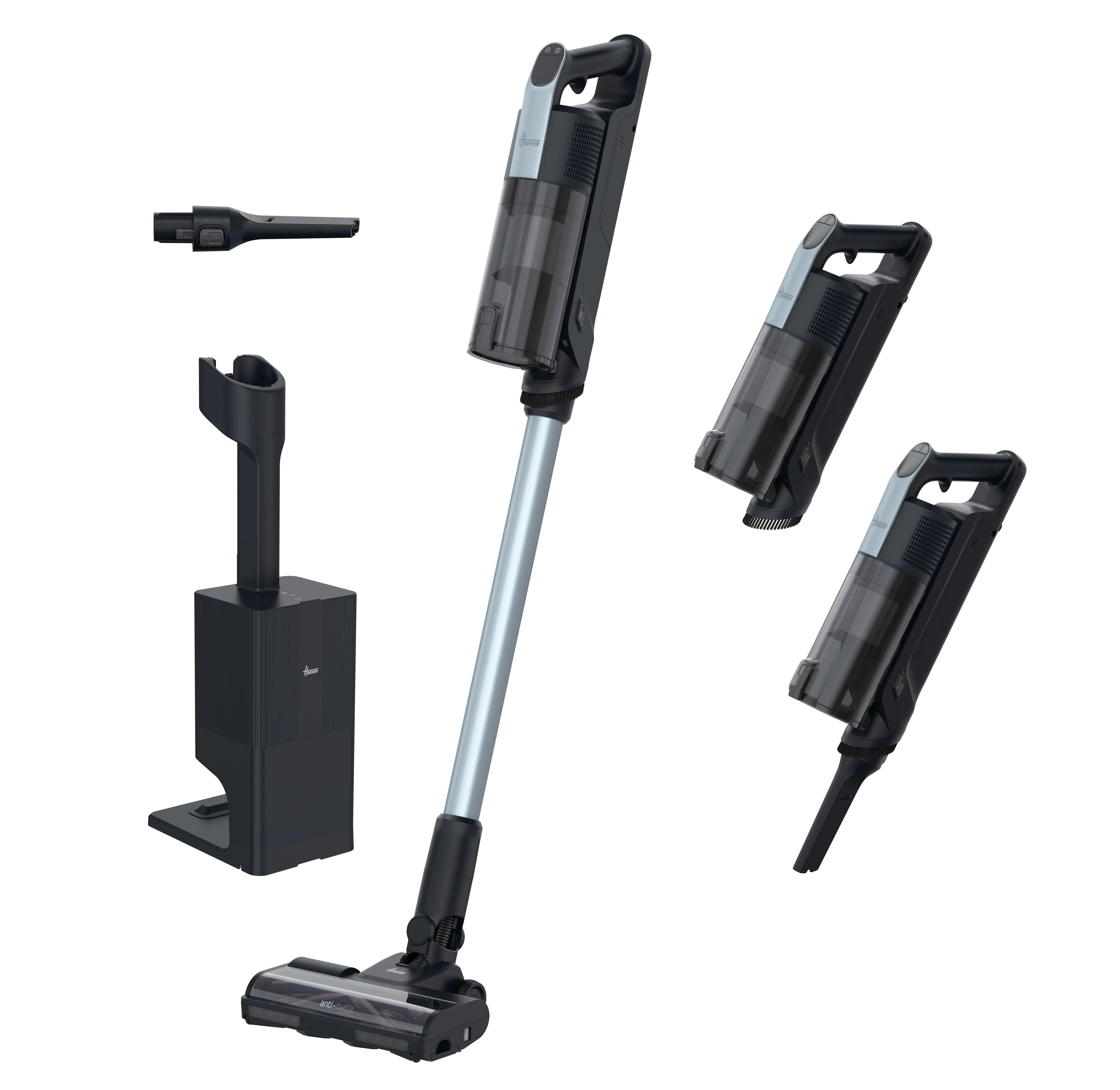 Hoover HF3 Pro Stick vacuum cleaner, Black/Silver