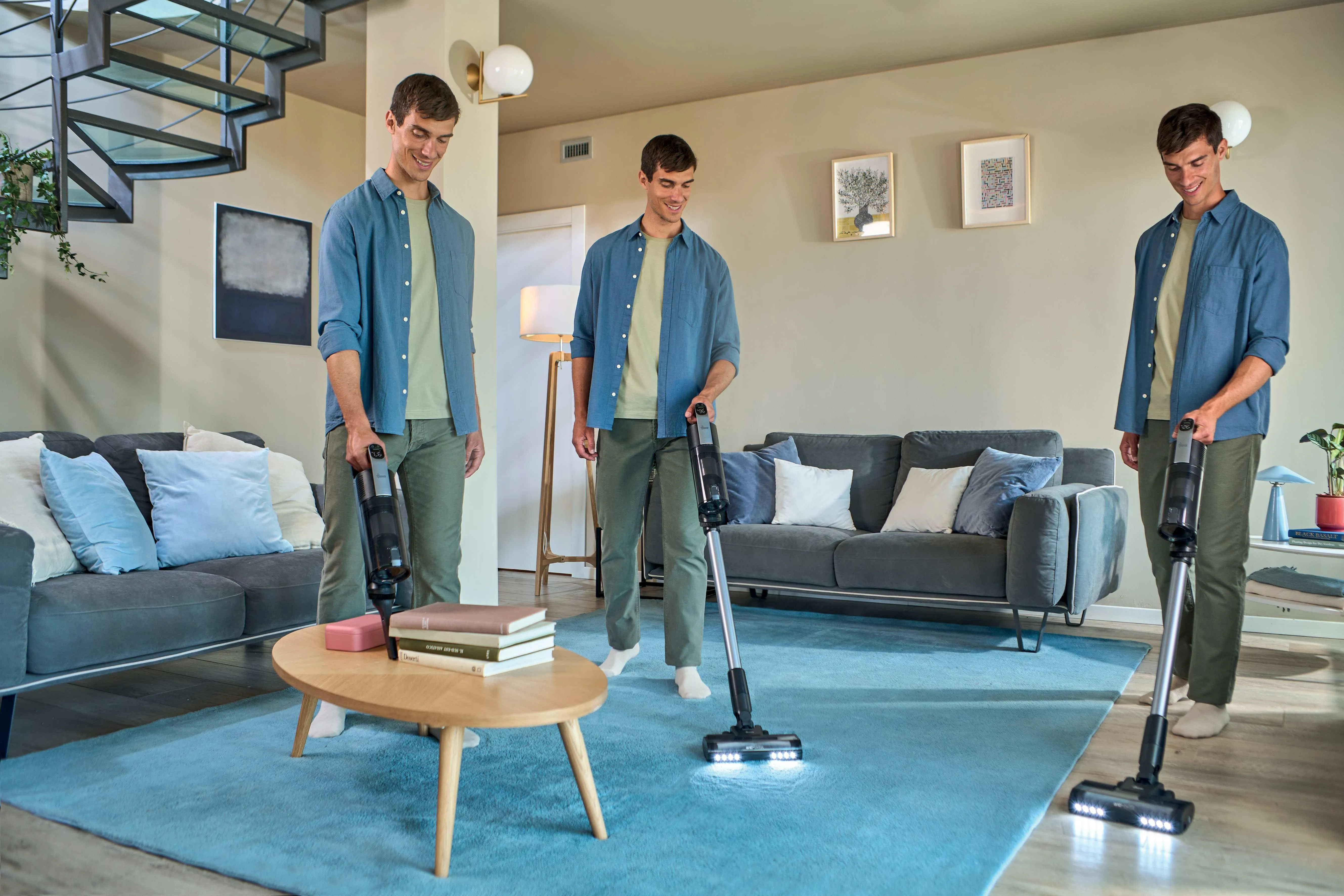 Hoover HF3 Pro Stick vacuum cleaner, Black/Silver