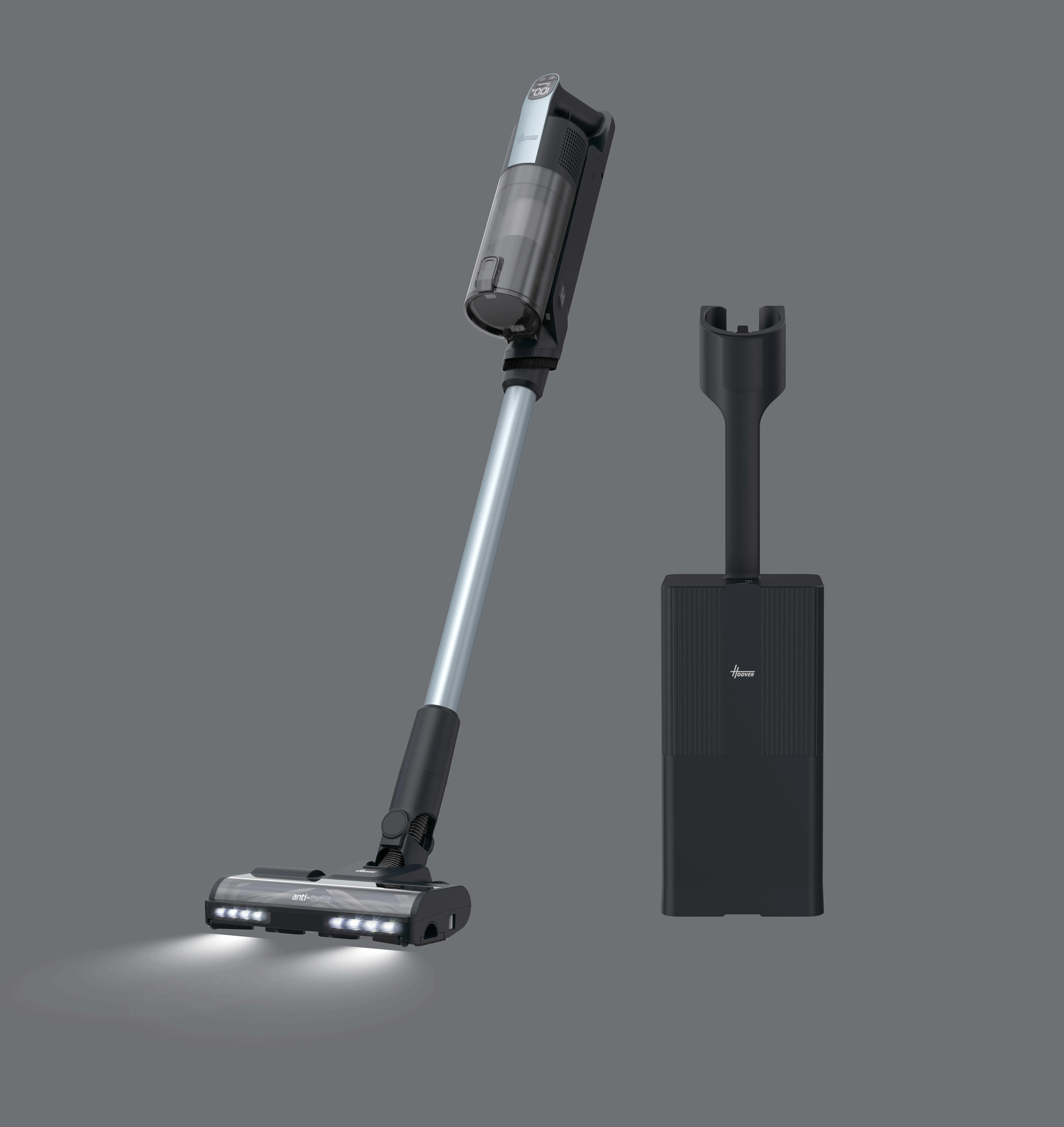 Hoover HF3 Pro Stick vacuum cleaner, Black/Silver