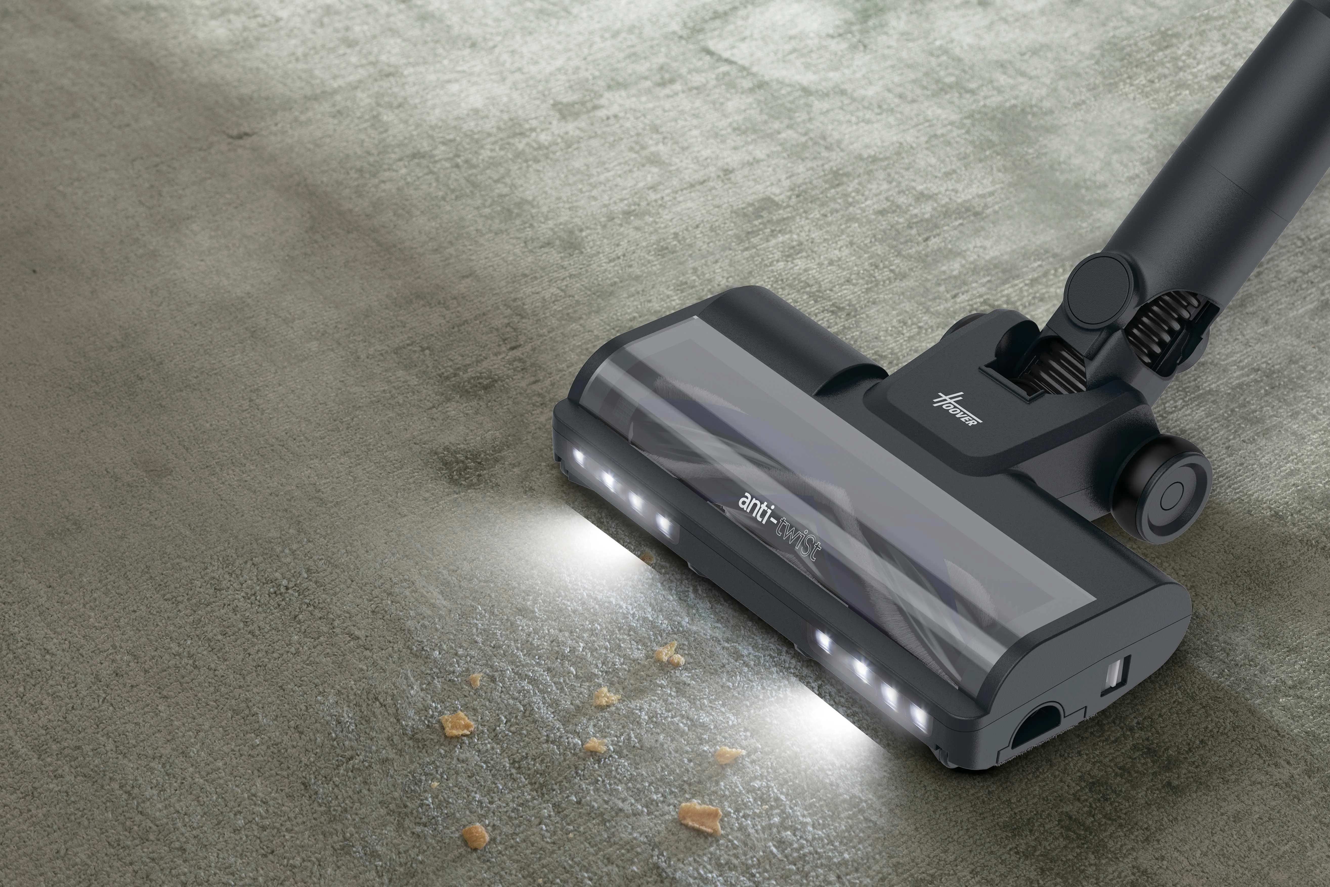 Hoover HF3 Pro Stick vacuum cleaner, Black/Silver