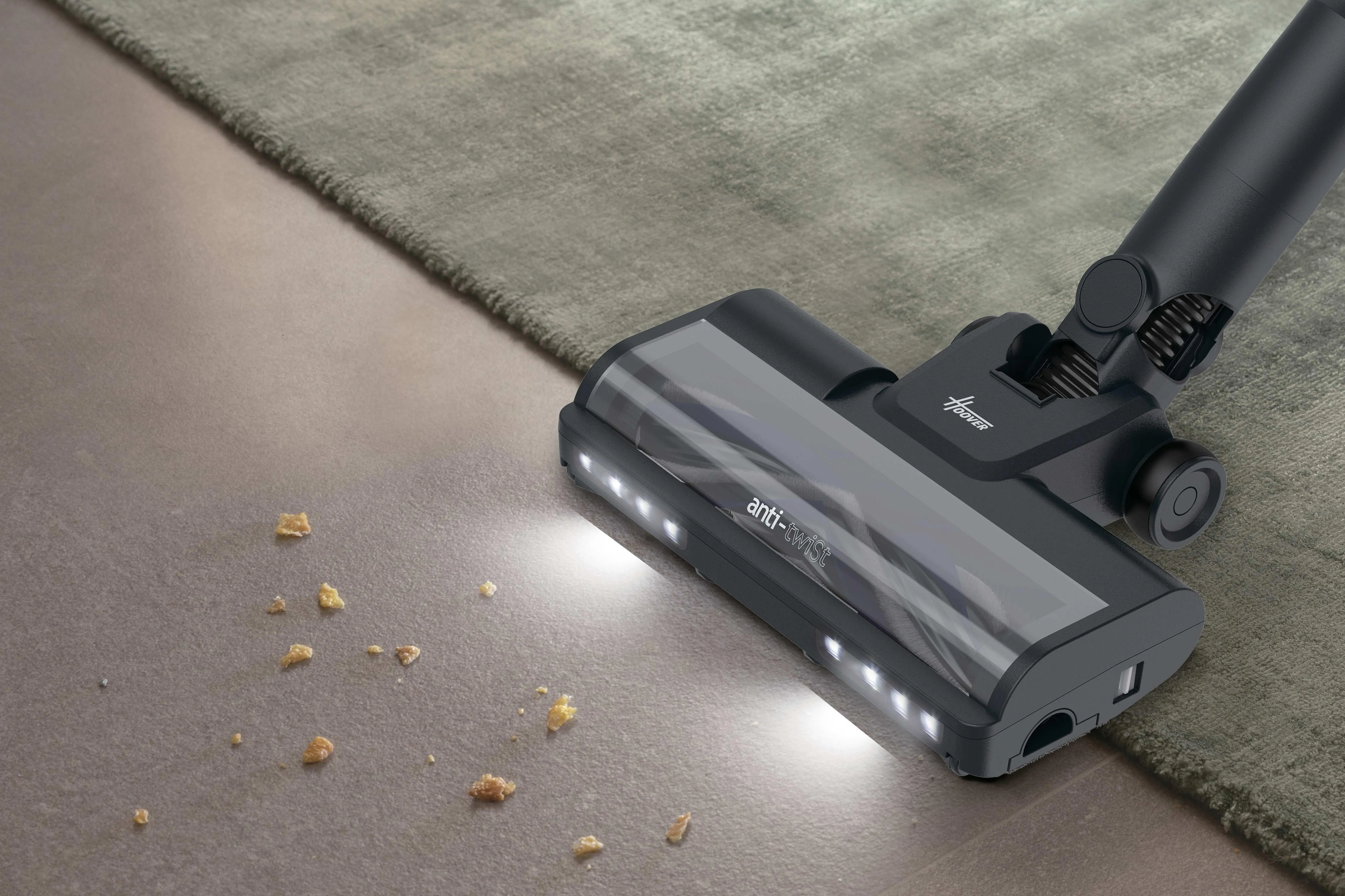 Hoover HF3 Pro Stick vacuum cleaner, Black/Silver