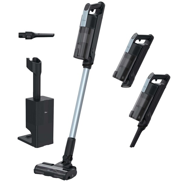 Hoover HF3 Pro -varsi-imuri, musta/hopea