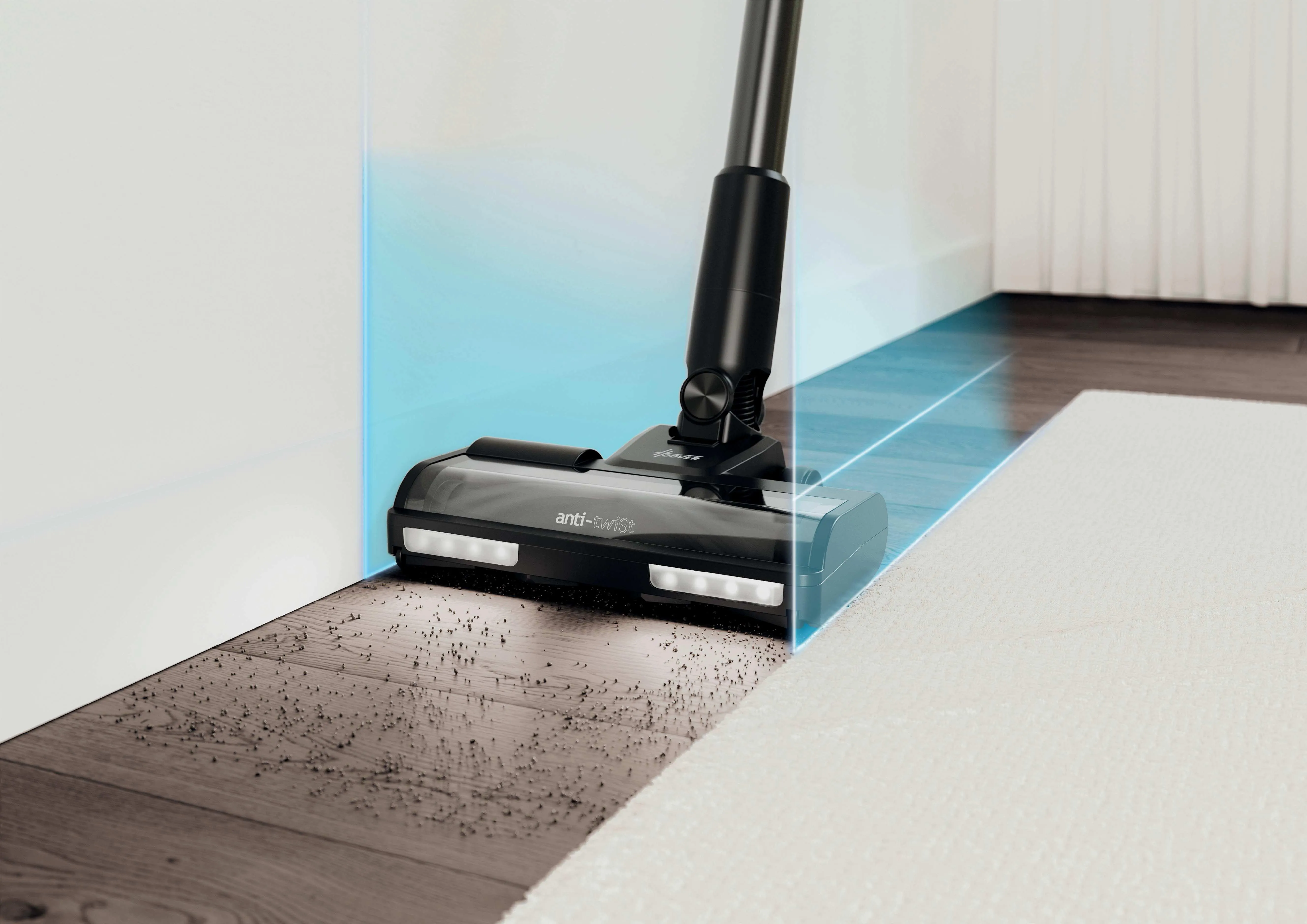 Hoover HF3 Pro Stick vacuum cleaner, Black/Silver