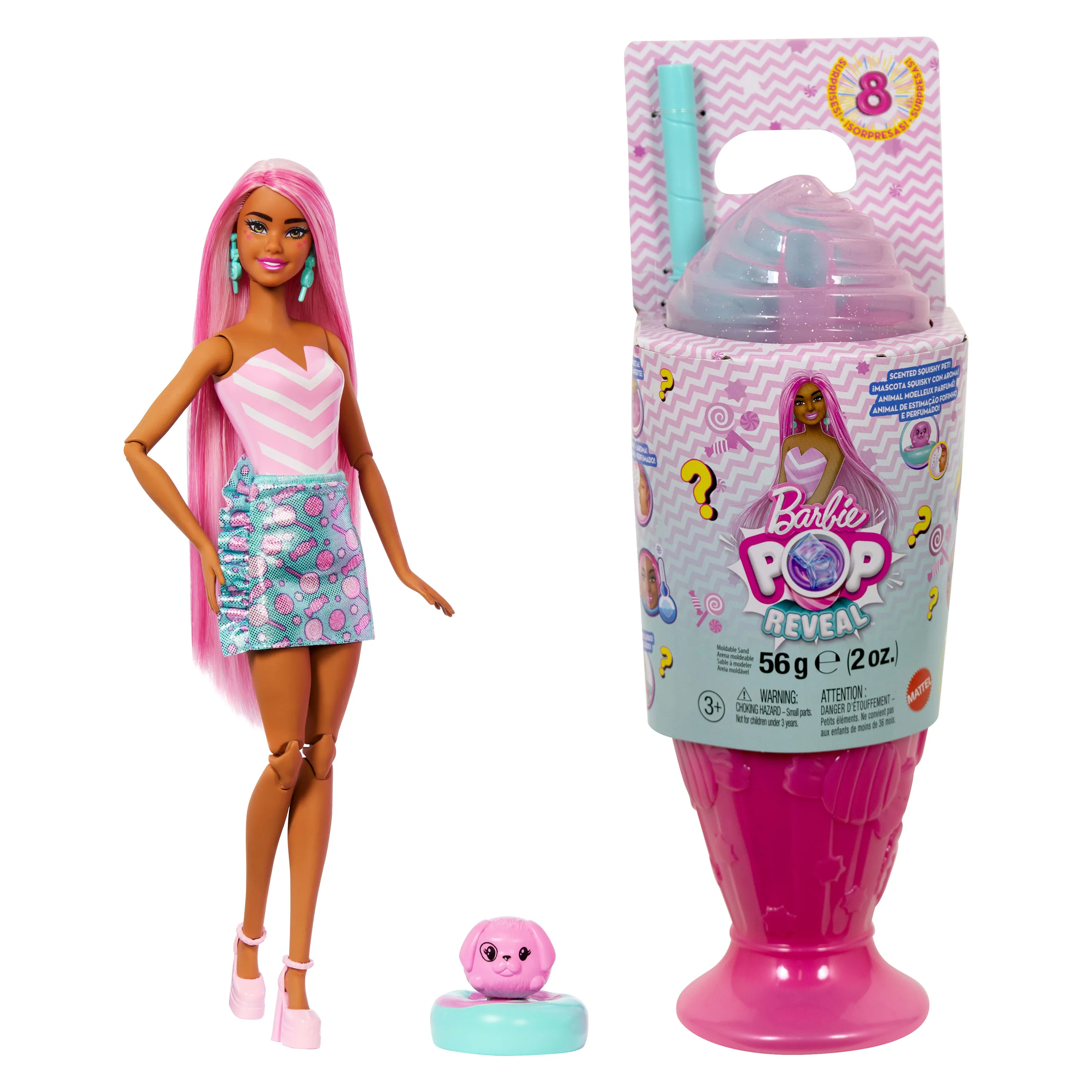 Barbie Barbie Pop! Reveal Barbie Treats Series - Pink Doll