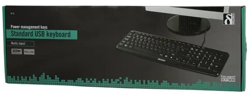 Deltaco TB-53 -näppäimistö, musta