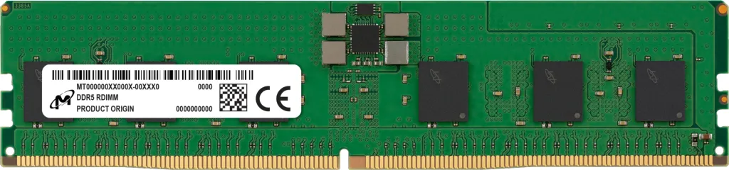 Micron DDR5 RDIMM 16GB 1Rx8 4800