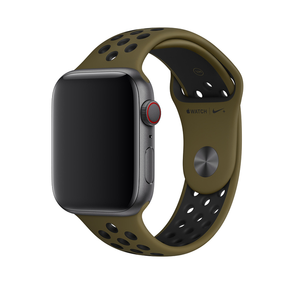 44mm Olive Flak/Black Nike Sport Band - S/M &amp; M/L