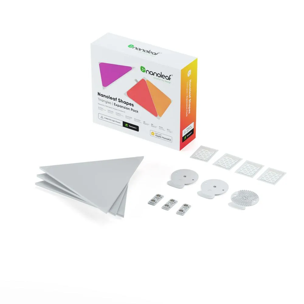 Nanoleaf Shapes - Triangles Expansion Pack - 3 Panels (Launch: November 2020)