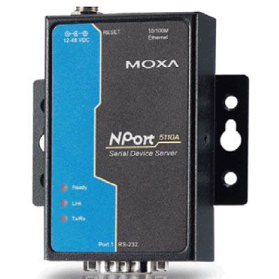 Moxa NPort sarjaporttipalvelin, 1xDB9 uros, RS-232, RJ45