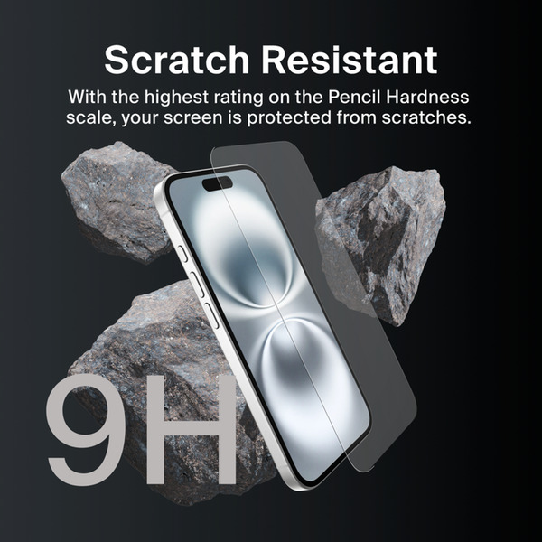Belkin  ScreenForce InvisiGlass Treated Screen iPhone 16 - screen protector