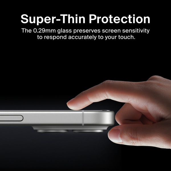Belkin  ScreenForce InvisiGlass Treated Screen iPhone 16 - screen protector