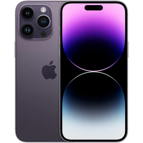 Kunnostettu iPhone 14 Pro Max 128 Gt -puhelin, Tumman­violetti (Erinomainen kunto)