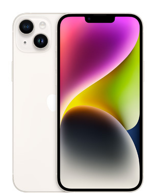 Refurbished iPhone 14 Plus 256GB, Starlight (Very good condition)