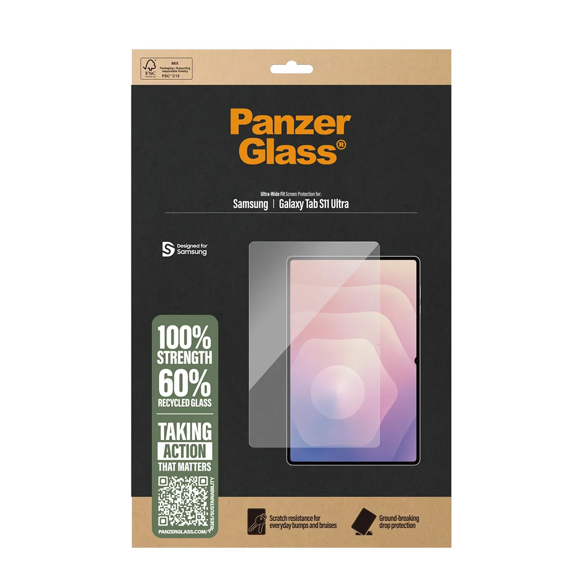 PanzerGlass Ultra-Wide Fit Galaxy Tab S11 Ultra - Screen Protector
