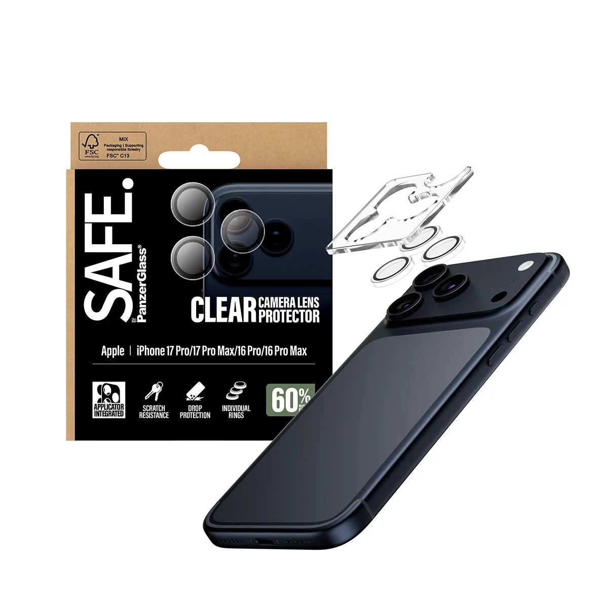 Panzerglass Safe iPhone 17 Pro Max - linsskydd
