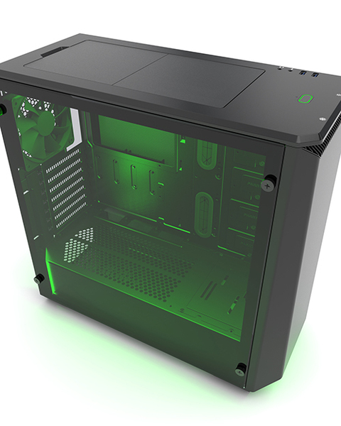 Phanteks Eclipse P400S Mid Tower Silent Case.Tempered Glass. Satin Black