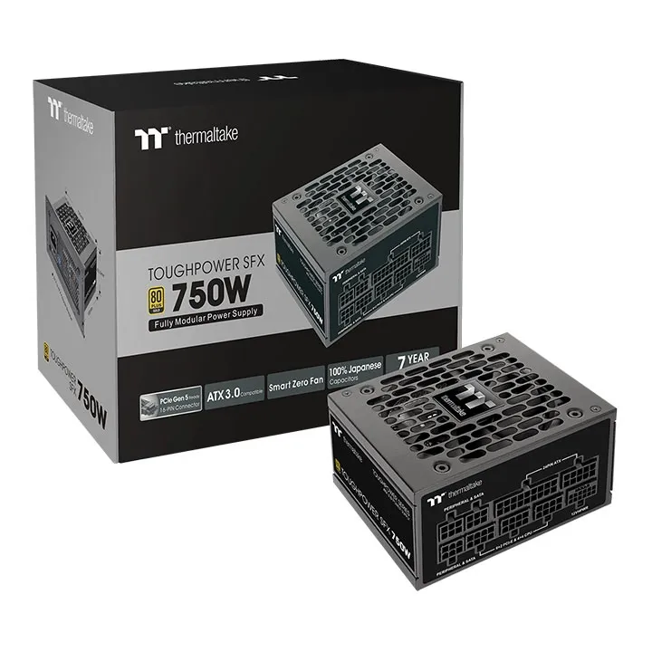 Thermaltake Toughpower SFX 750W- power supply, 80 Plus Gold