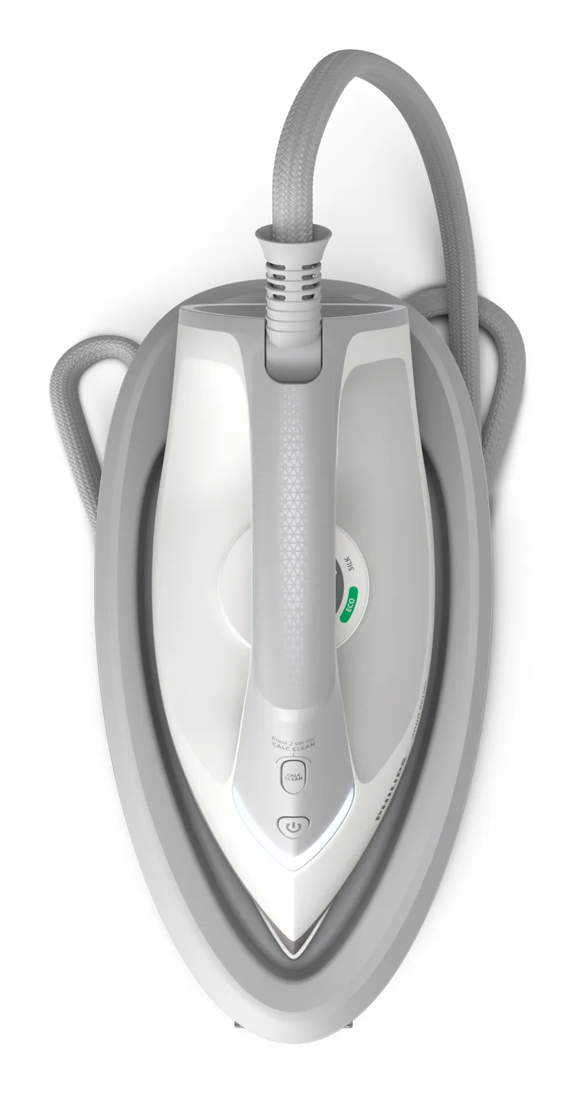 Philips 2000 Series PSG2000/80 Steam Generator Iron, 2400W, 6 bar, 1.4L, Grey/White