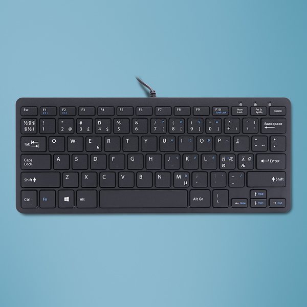 R-Go Compact - ergonomic keyboard, black