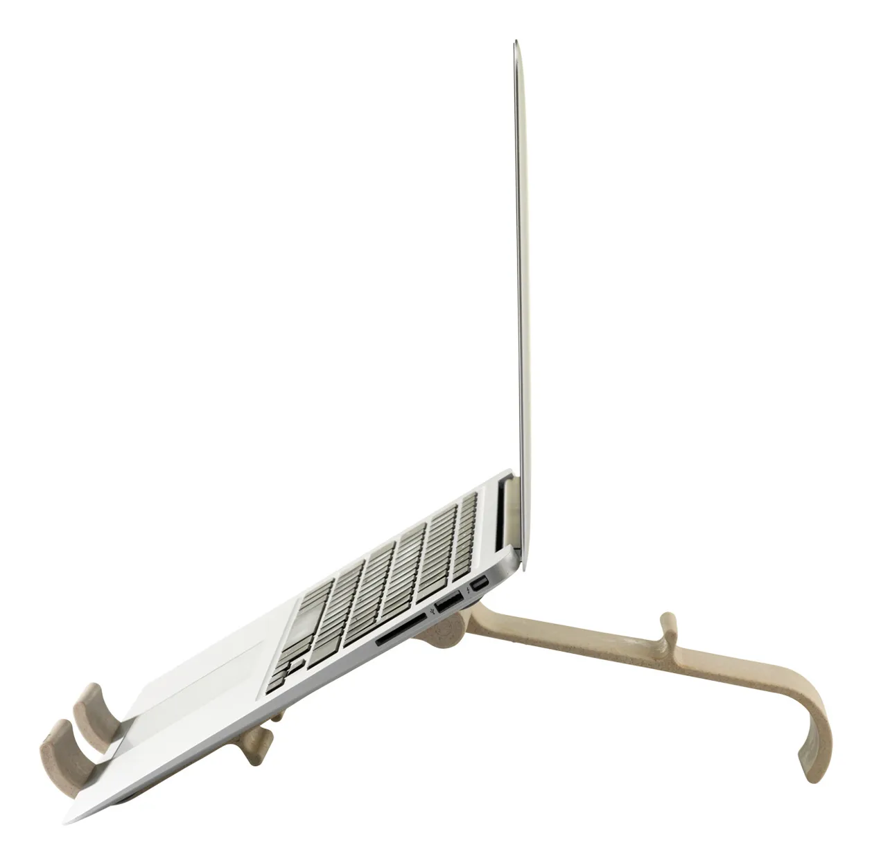 R-Go Treepod Bio-based Laptop/Tablet Stand, adjustable, white