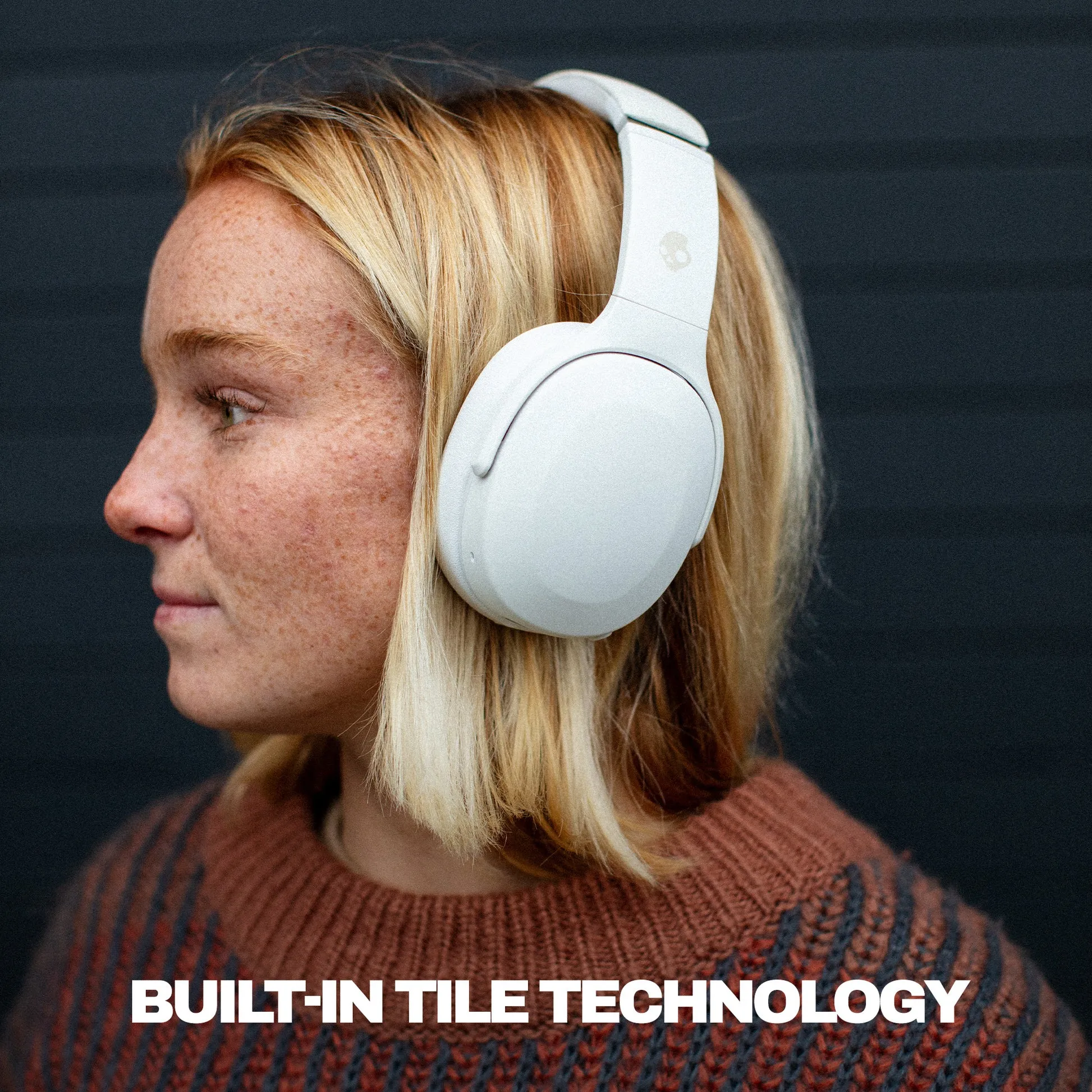 Skullcandy Crusher Evo Wireless Over-ear Headphones, Bone