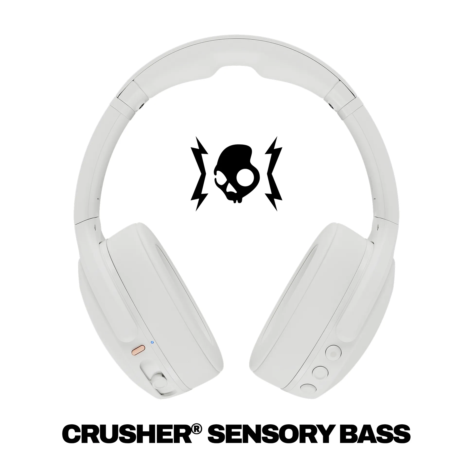 Skullcandy Crusher Evo Wireless Over-ear Headphones, Bone