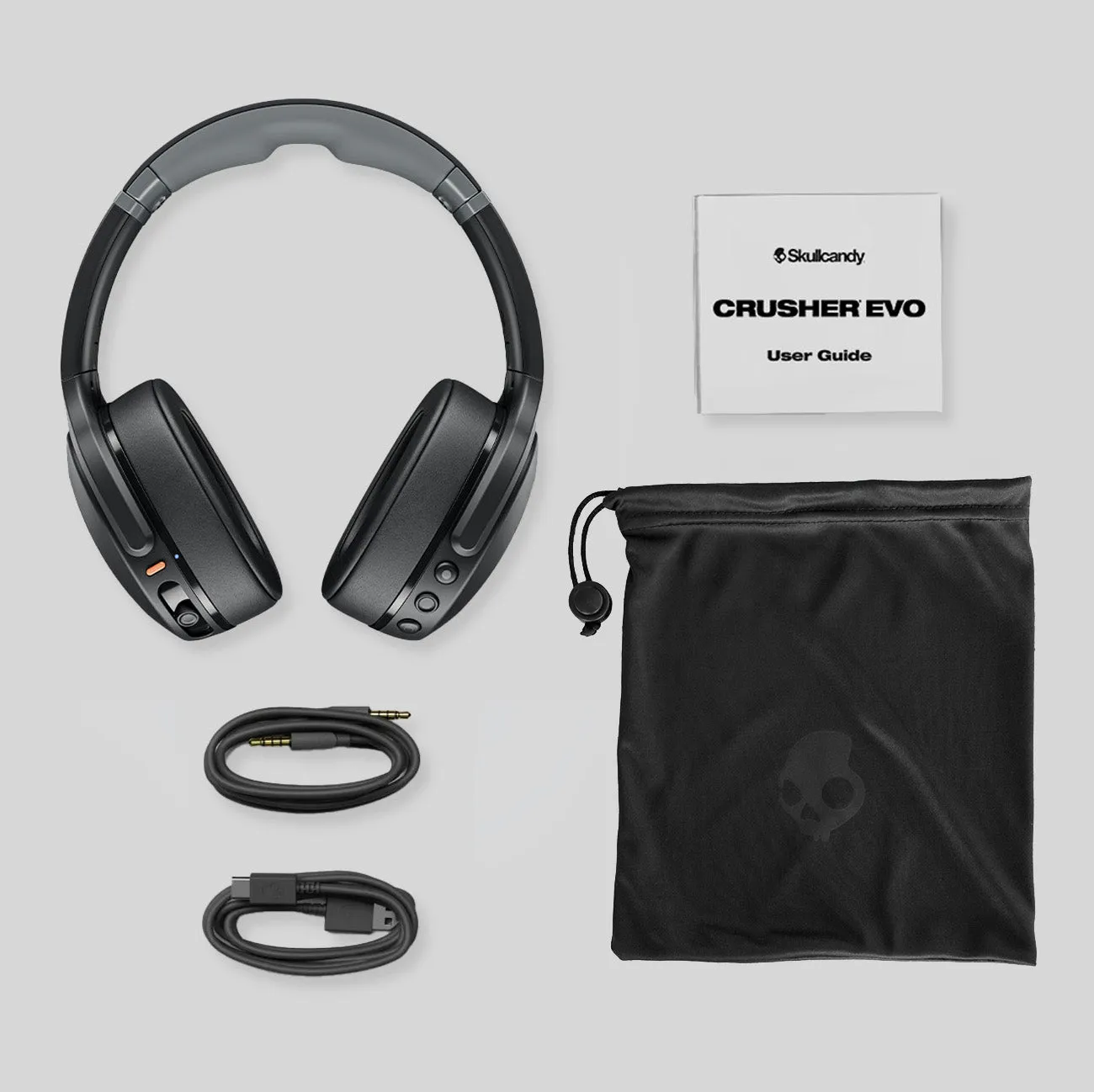 Skullcandy Crusher Evo Wireless Over-ear Headphones, Bone
