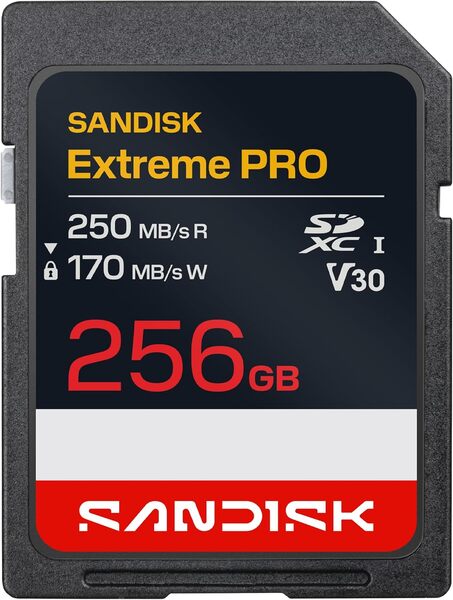 SanDisk Extreme Plus 256 GB SDXC UHS-I U3 V30 kort