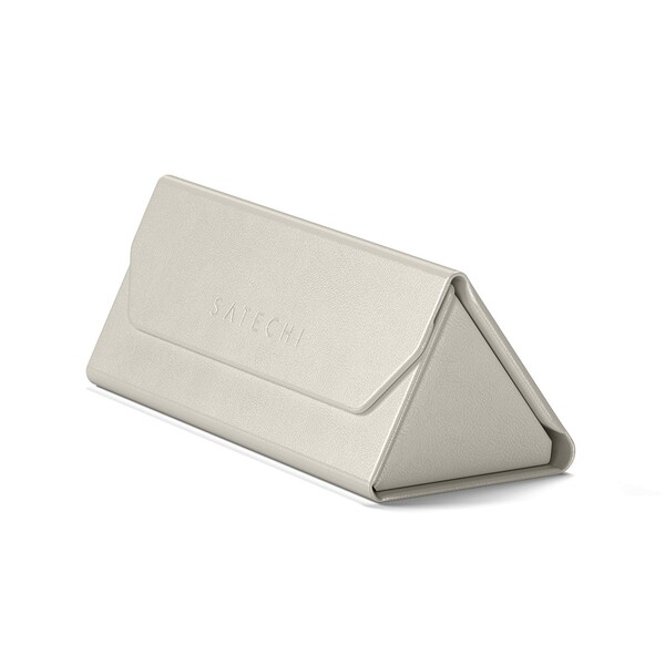 Satechi FindAll glas&ouml;gonfodral i vegansk l&auml;der - tracker, Sand