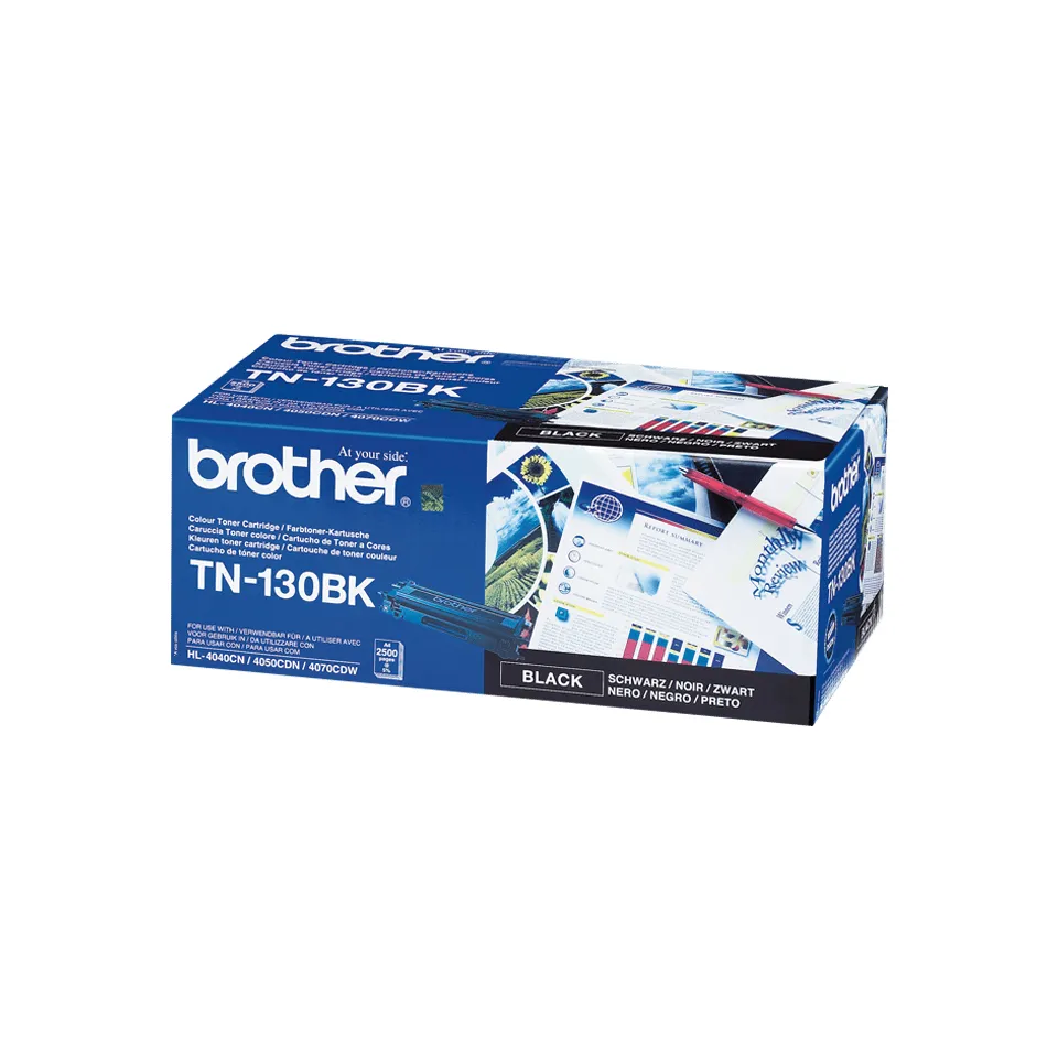 Brother TN130BK toner cartridge, Black Brother TN130BK toner cartridge, Black