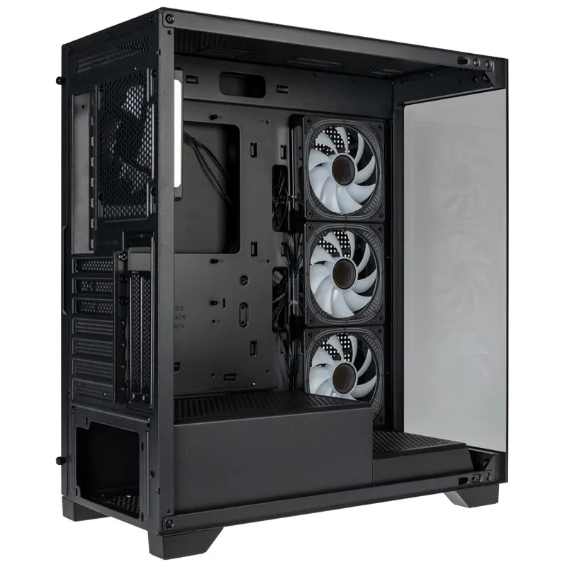 Kolink Unity Peak ARGB Midi Tower Showcase - Black
