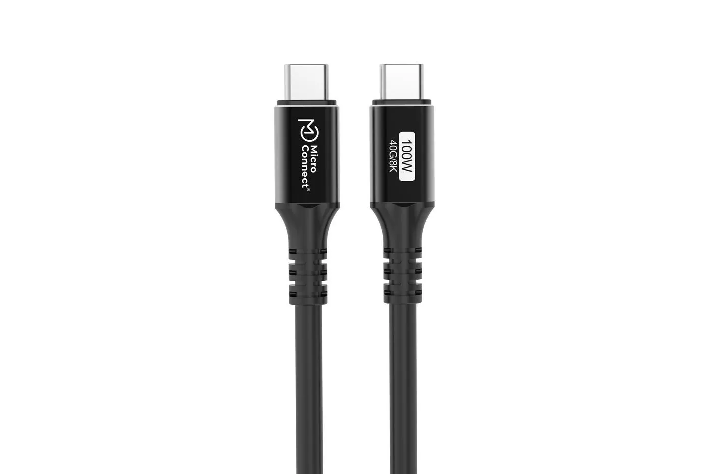 MicroConnect Premium USB-C – USB-C (USB 4) - cable, 1.2 m, Black