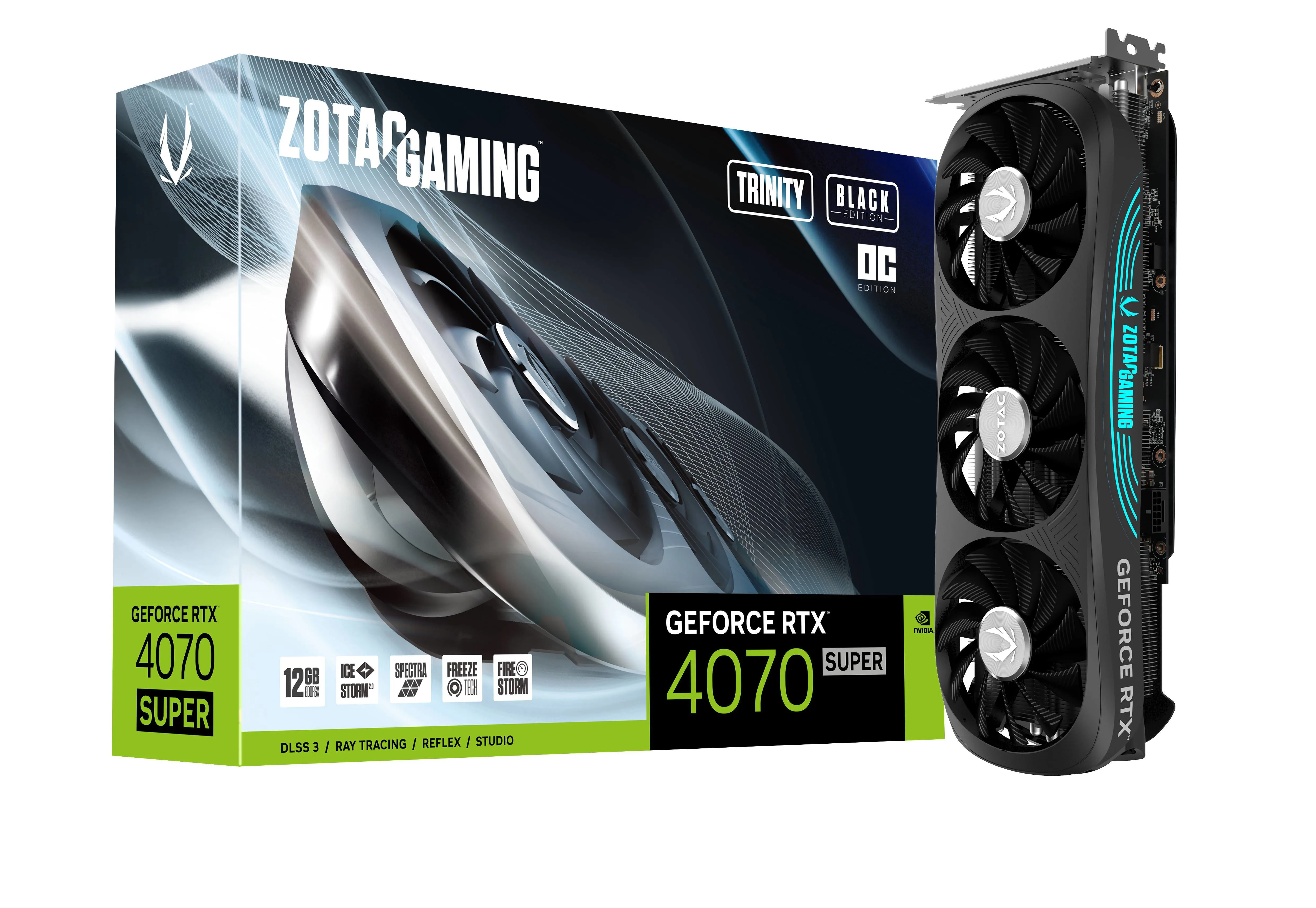 Zotac GeForce RTX 4070 SUPER Trinity OC 12GB - Graphics card