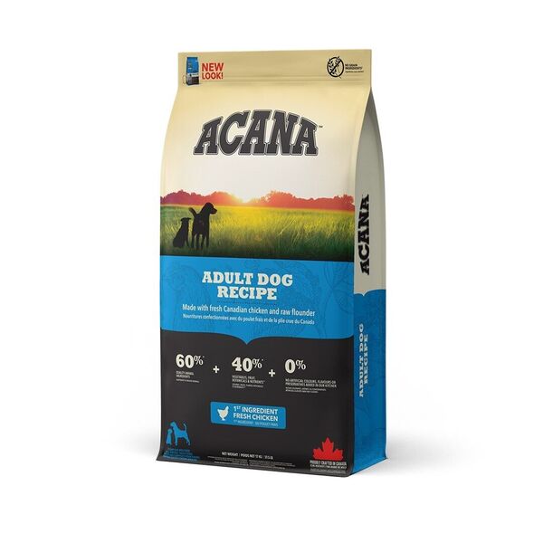Acana Heritage Adult Dog, Dry food for dogs, Grain Free, 17kg