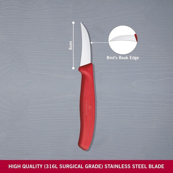 Victorinox Swiss Classic -vihannesveitsi (6 cm), punainen