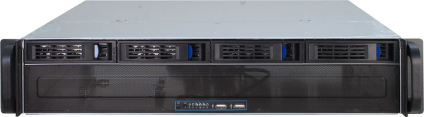 Inter-Tech IPC 2U-2404L Rackversion Micro-ATX Ingen str&oslash;mforsyning Sort