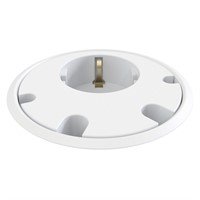 Powerdot Satellit PD10 - satellit, 1x CEE 7/4, fyra kabelh&aring;l, vit