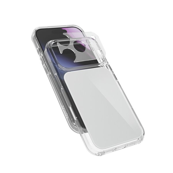 Epico Tile Mag+ Case | iPhone 17 Pro/18 Pro | Grey | Qi2  &amp;  MagSafe Compatible | Camera Island Protector | Crossbody Ready