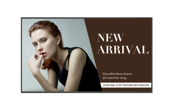 BENQ SL550 55inch LFD 1.920x1.080 FullHD Wide TFT IPS Edge LED 1100:1 450cd 12ms HDMI DVI-I DP 2x10W 24/7 black