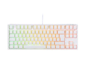 Ducky One 3 Classic Pure White TKL Cherry Silver RGB - gaming keyboard